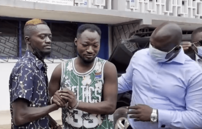 Lil Win unites with Funny Face at Kaneshie District Court