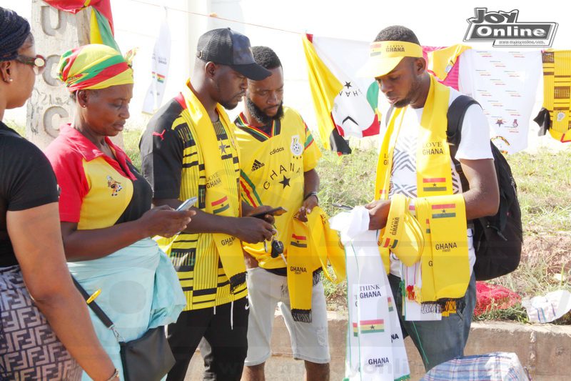 Photos: build up for Ghana-South Africa match