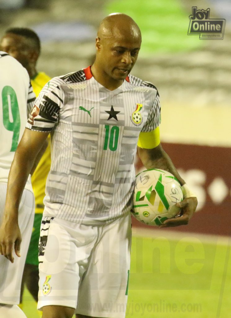 Photos: Dede Ayew’s sweet Black stars 100th appearance honours