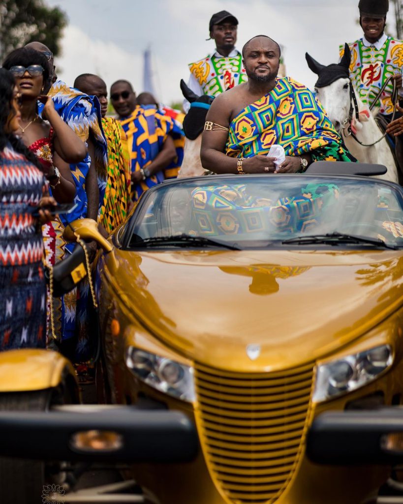 Adinkra Pie CEO ties the knot in Kente embellished wedding