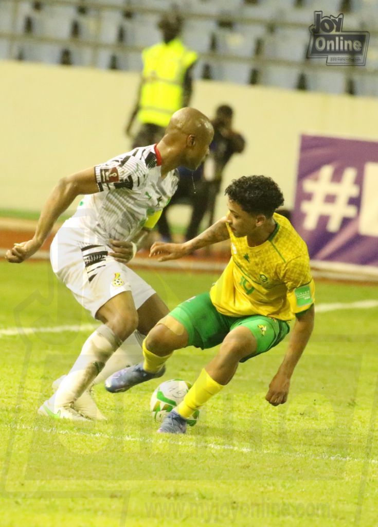 Photos: Dede Ayew’s sweet Black stars 100th appearance honours