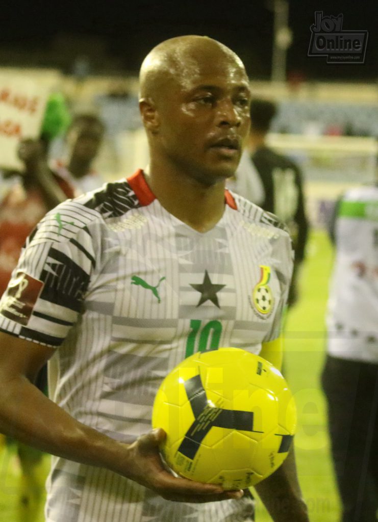 Photos: Dede Ayew’s sweet Black stars 100th appearance honours