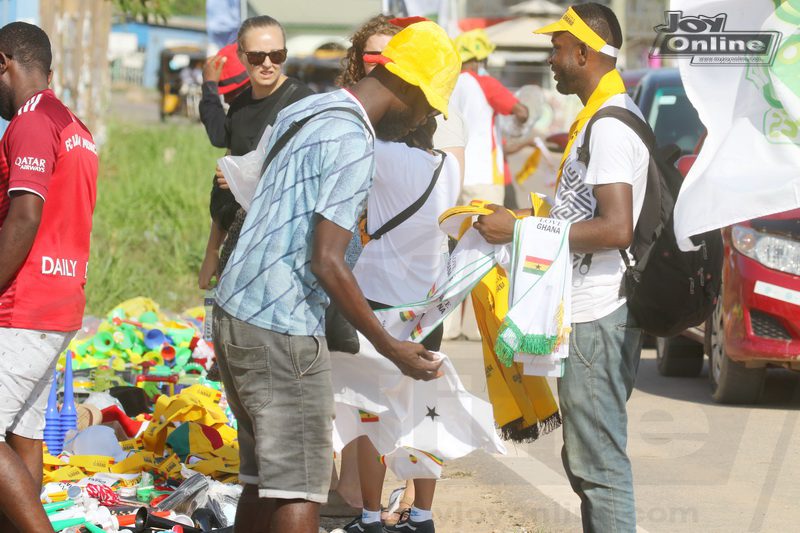 Photos: build up for Ghana-South Africa match