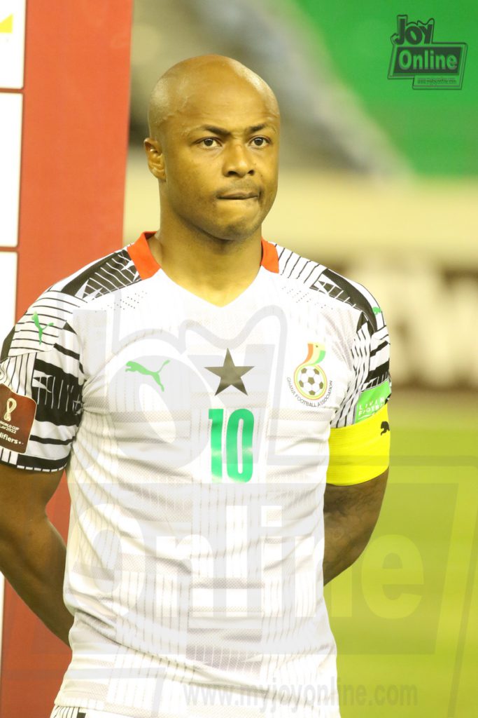 Photos: Dede Ayew’s sweet Black stars 100th appearance honours