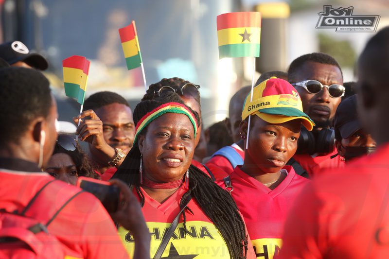 Photos: build up for Ghana-South Africa match