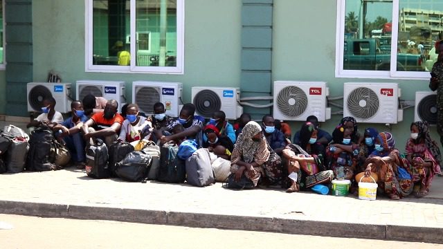 Buses carrying 202 foreigners intercepted at Aflao Buses carrying 202 foreigners intercepted at Aflao