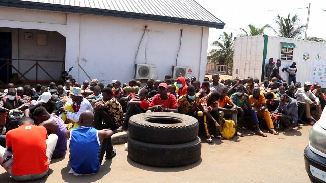 Buses carrying 202 foreigners intercepted at Aflao Buses carrying 202 foreigners intercepted at Aflao