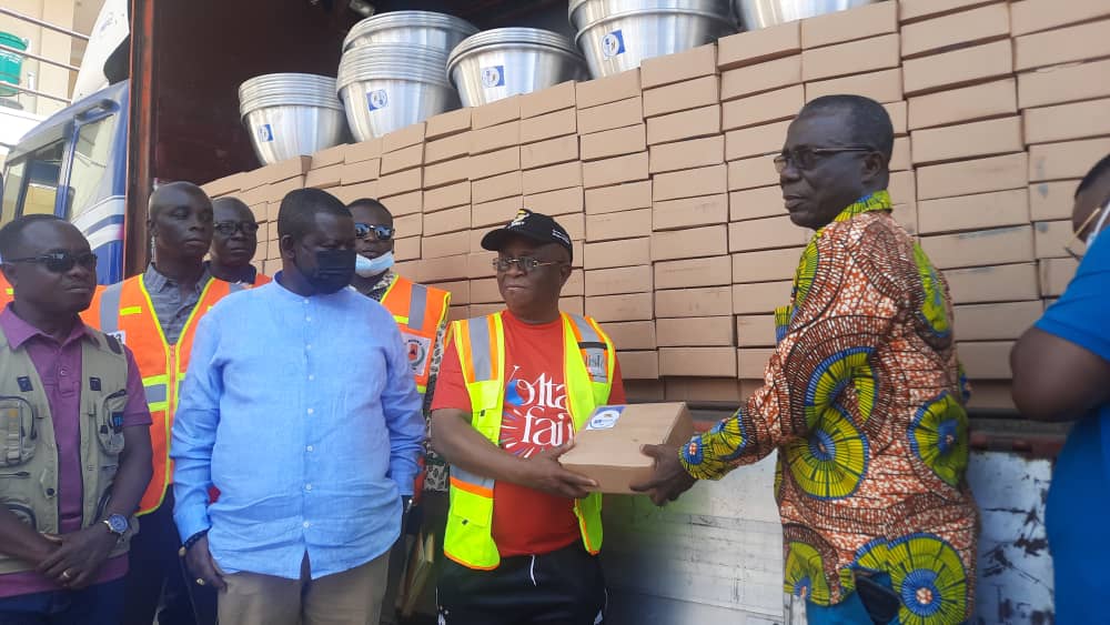 Channel relief items to affected tidal wave communities through NADMO - Archibald Letsa