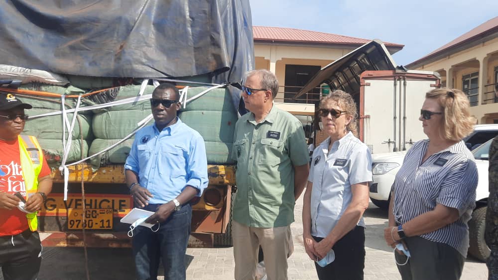 Channel relief items to affected tidal wave communities through NADMO - Archibald Letsa