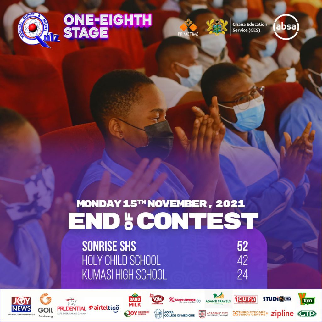 NSMQ 2021: Sonrise SHS forces sun to set on quarterfinal dreams of Holico and KUHIS