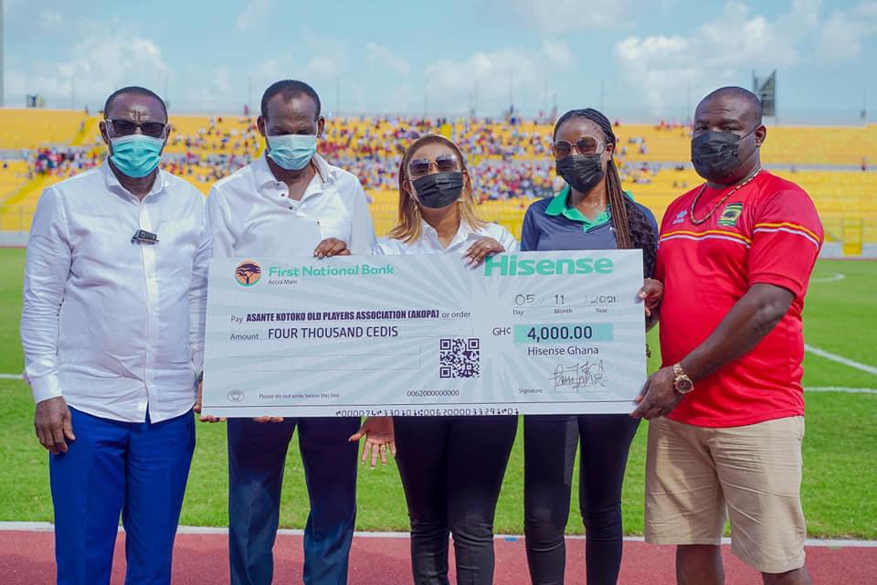 Hisense Ghana rewards Asante Kotoko and legends of the club