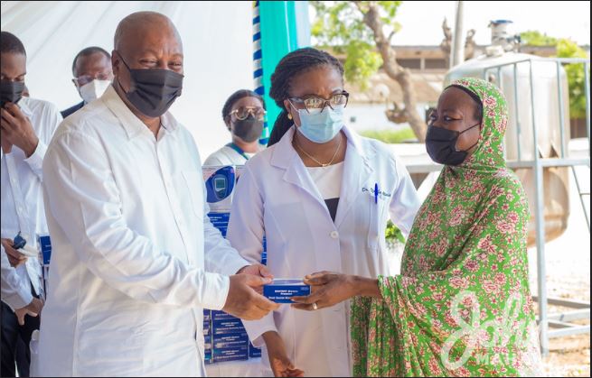 Mahama gives out Glucometers to diabetes patients on his 63rd birthday