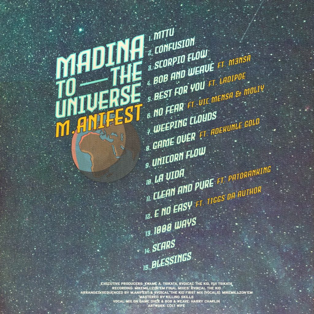 M.anifest announces tracklist for 'Madina To The Universe' album