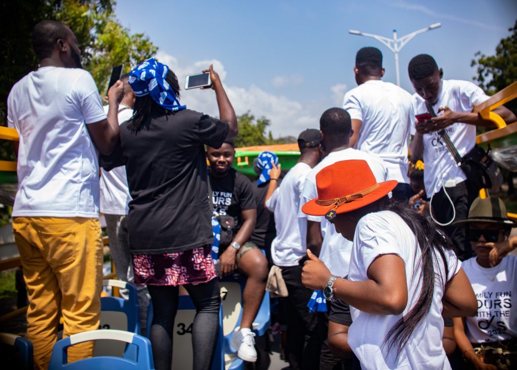 Okyeame Kwame and Adansi Travels Launch Family Fun Tour on GTA's Accra City Tour Bus to Promote Ghana