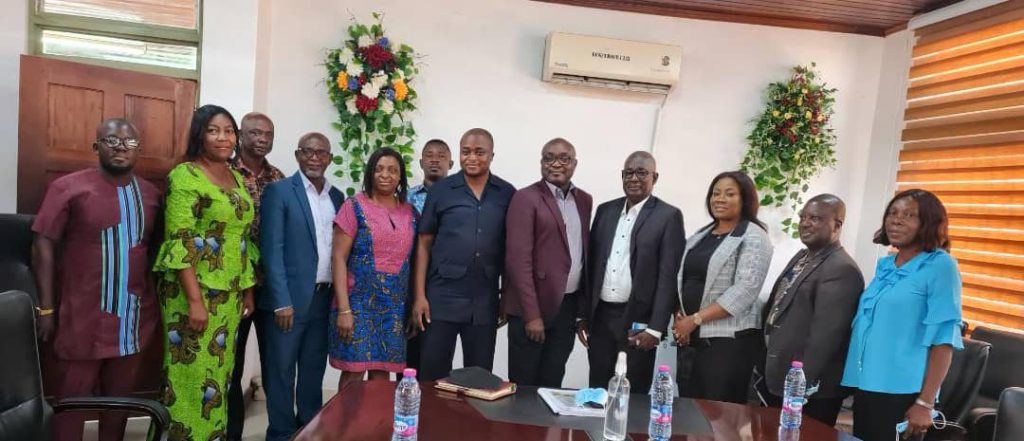 Newly elected Tema MCE pays courtesy call on Tema ECG Newly elected Tema MCE pays courtesy call on Tema ECG
