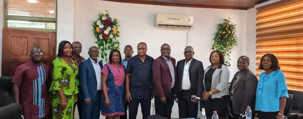 Newly elected Tema MCE pays courtesy call on Tema ECG Newly elected Tema MCE pays courtesy call on Tema ECG