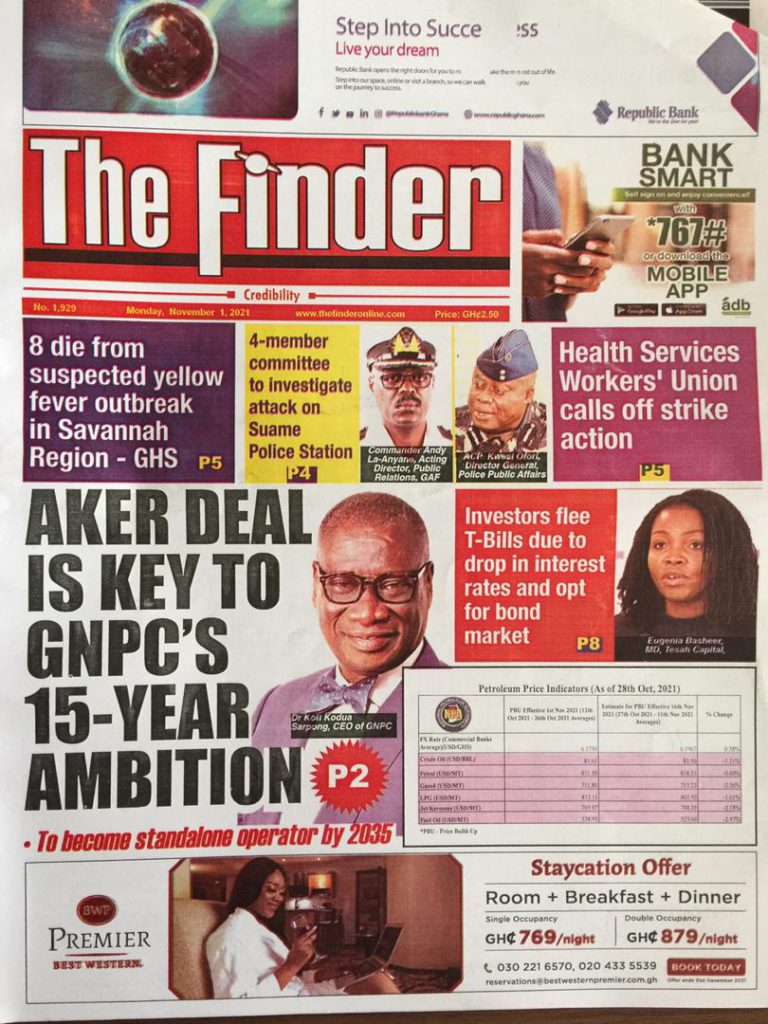 Today's front pages: Monday, November 1, 2021 Today's front pages: Monday, November 1, 2021