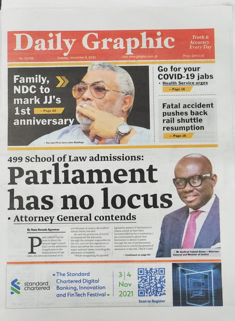 Today's frontpages: Tuesday, November 2, 2021 Today's frontpages: Tuesday, November 2, 2021