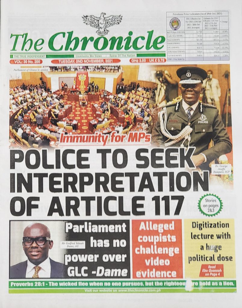 Today's frontpages: Tuesday, November 2, 2021 Today's frontpages: Tuesday, November 2, 2021