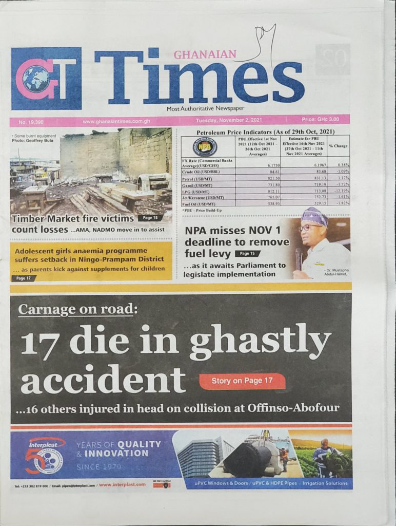 Today's frontpages: Tuesday, November 2, 2021 Today's frontpages: Tuesday, November 2, 2021
