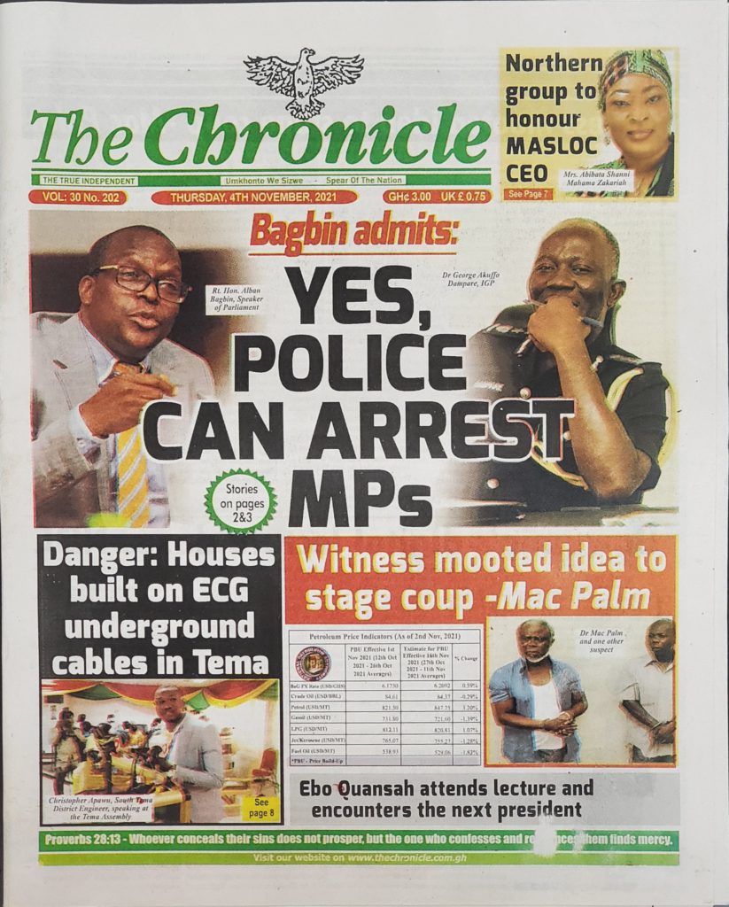 Today's frontpages: Thursday, November 4, 2021 Today's frontpages: Thursday, November 4, 2021