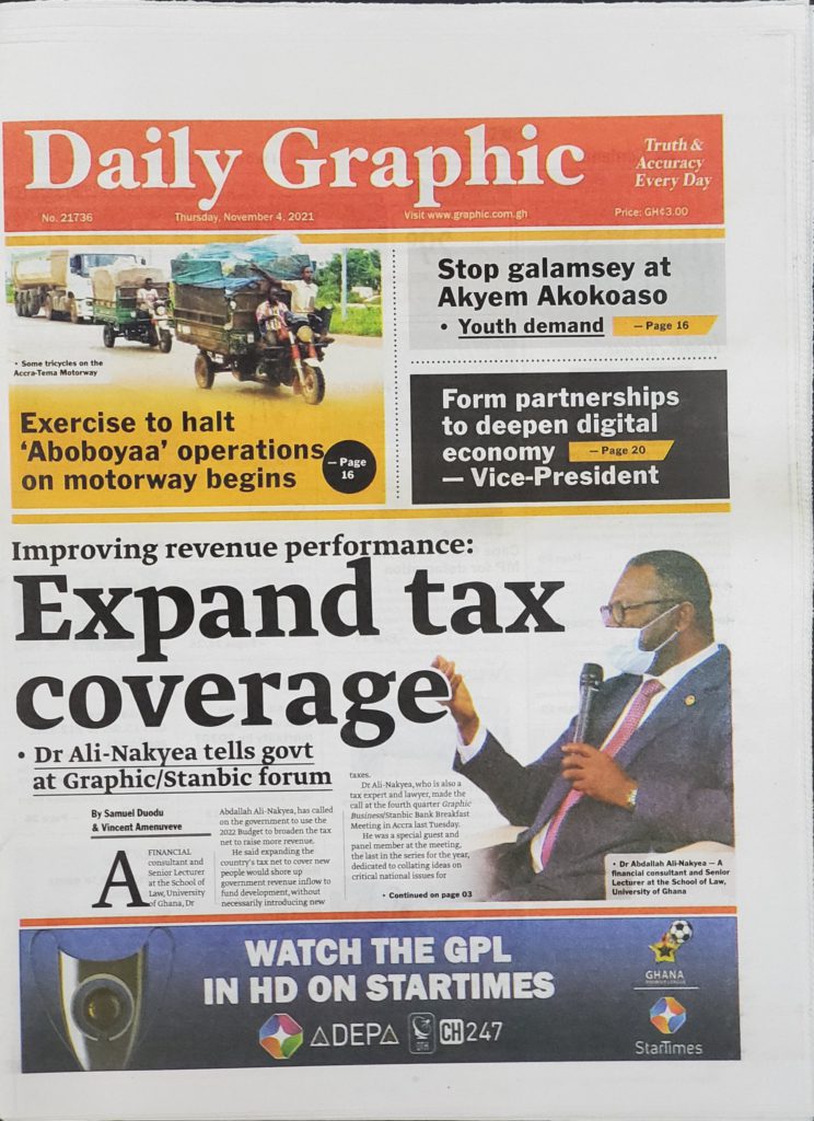 Today's frontpages: Thursday, November 4, 2021 Today's frontpages: Thursday, November 4, 2021