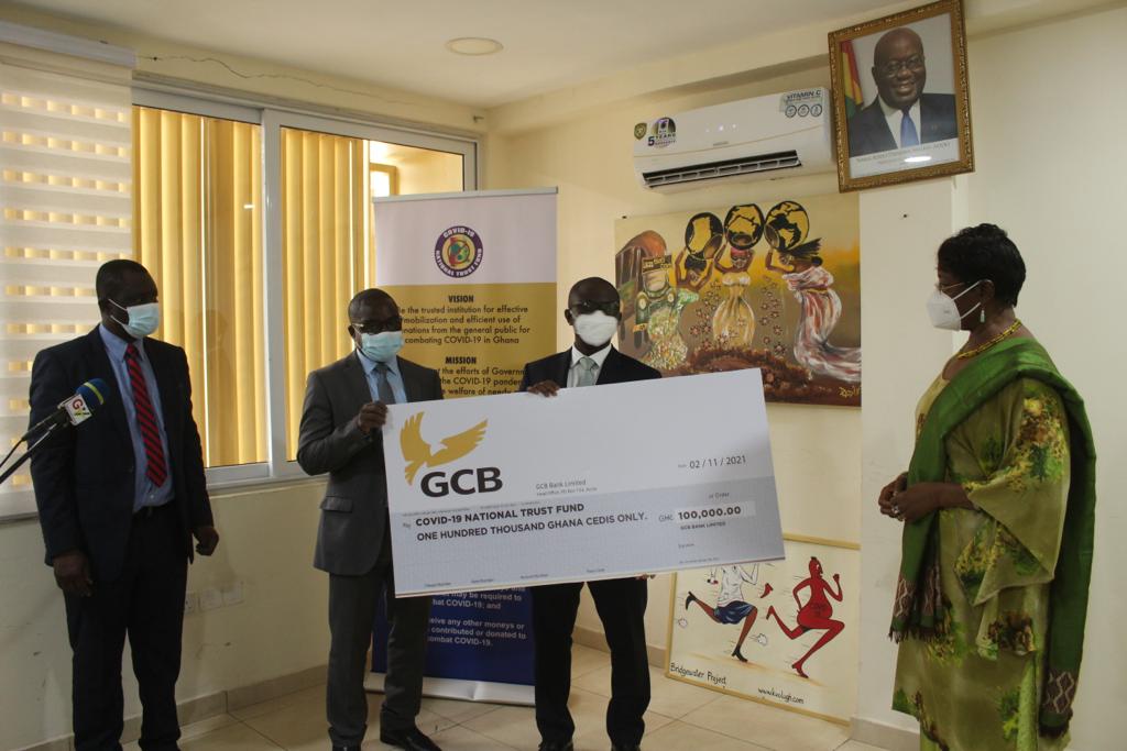 GCB Bank donates ¢100k to Covid-19 Trust Fund
