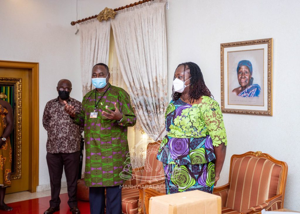 NSMQ 2021: Primetime management pays courtesy call on Asantehene NSMQ 2021: Primetime management pays courtesy call on Asantehene