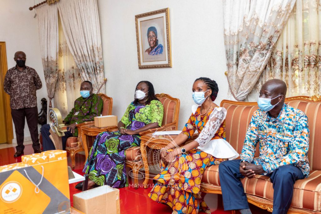 NSMQ 2021: Primetime management pays courtesy call on Asantehene NSMQ 2021: Primetime management pays courtesy call on Asantehene