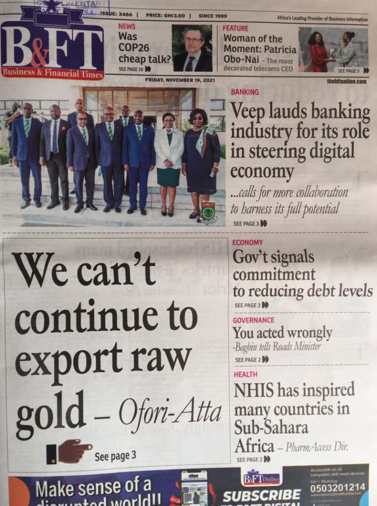 Today's front pages: Friday, November 19, 2021 Today's front pages: Friday, November 19, 2021