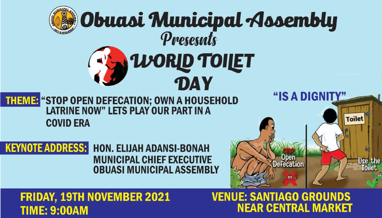 Obuasi 14,000 households are without toilet facilities MCE