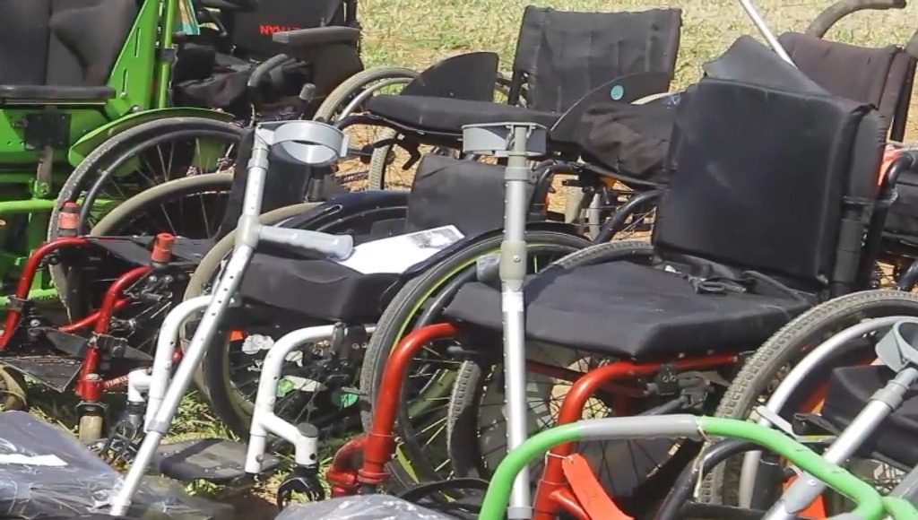 Onuado Foundation donates wheel chairs to physically challenged persons in Cape Coast