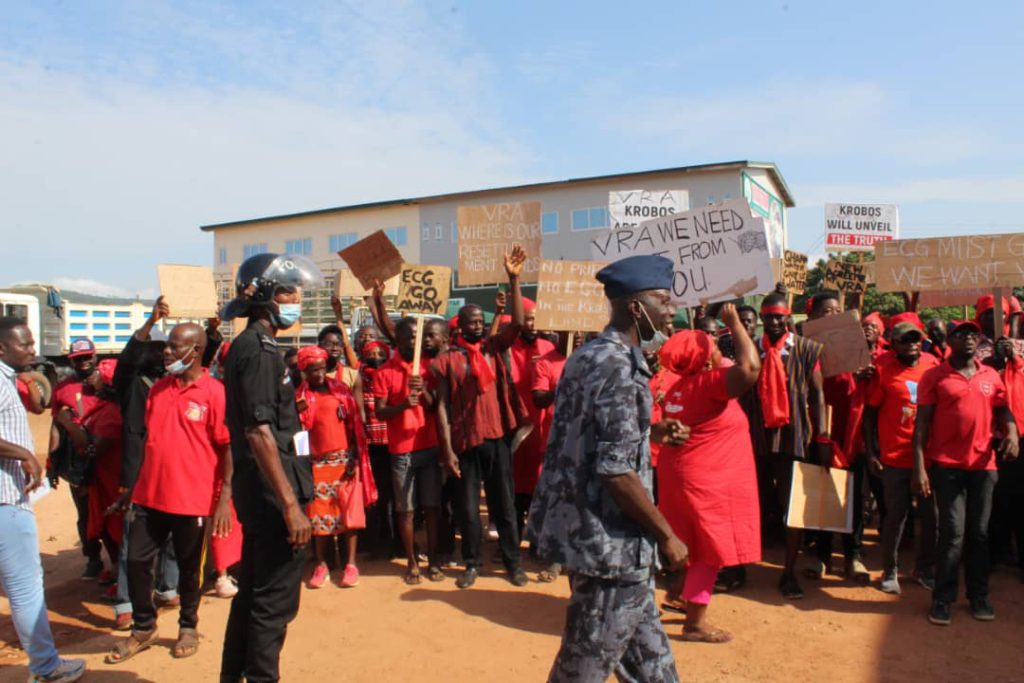 Yilo and Manya Krobo residents protest introduction of prepaid metres