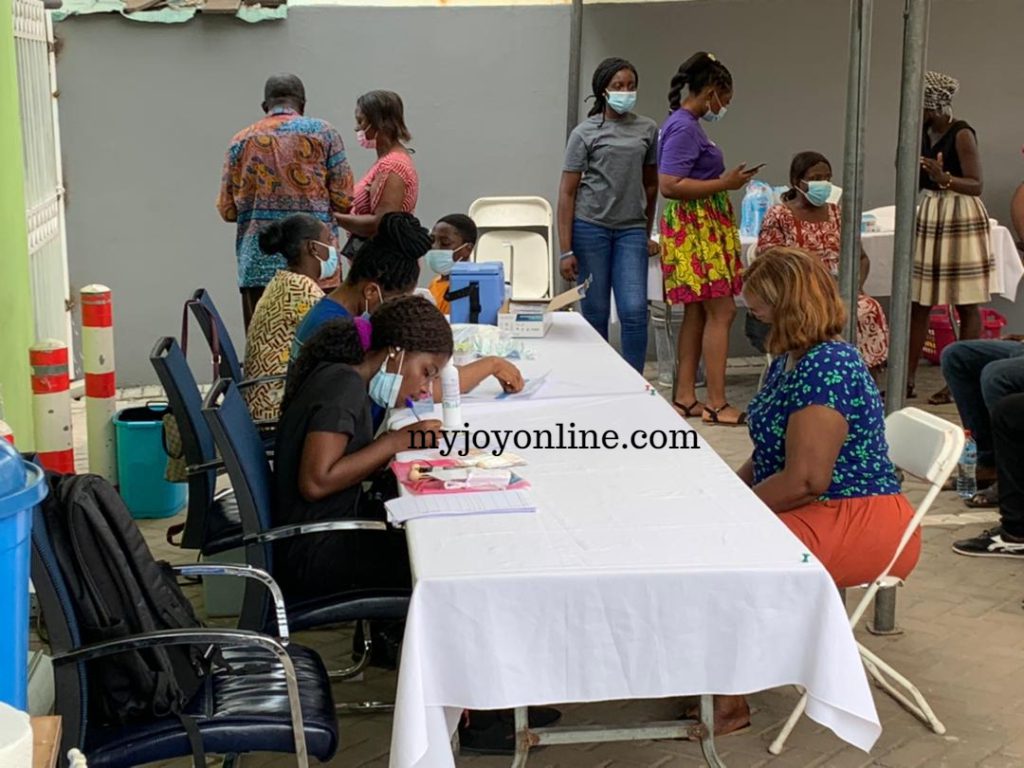 Scores patronise Multimedia Group's Vaccination drive on day 5