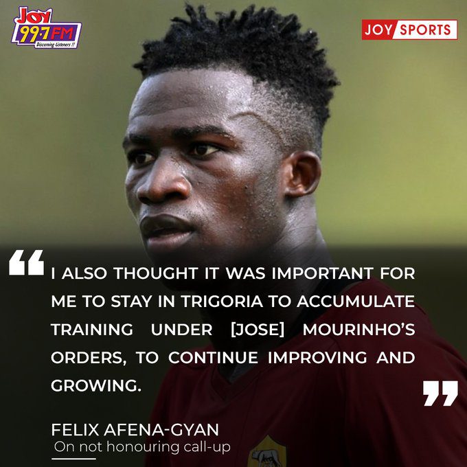 It is better he stays at Roma than join Black Stars for AFCON - Afena-Gyan's scout
