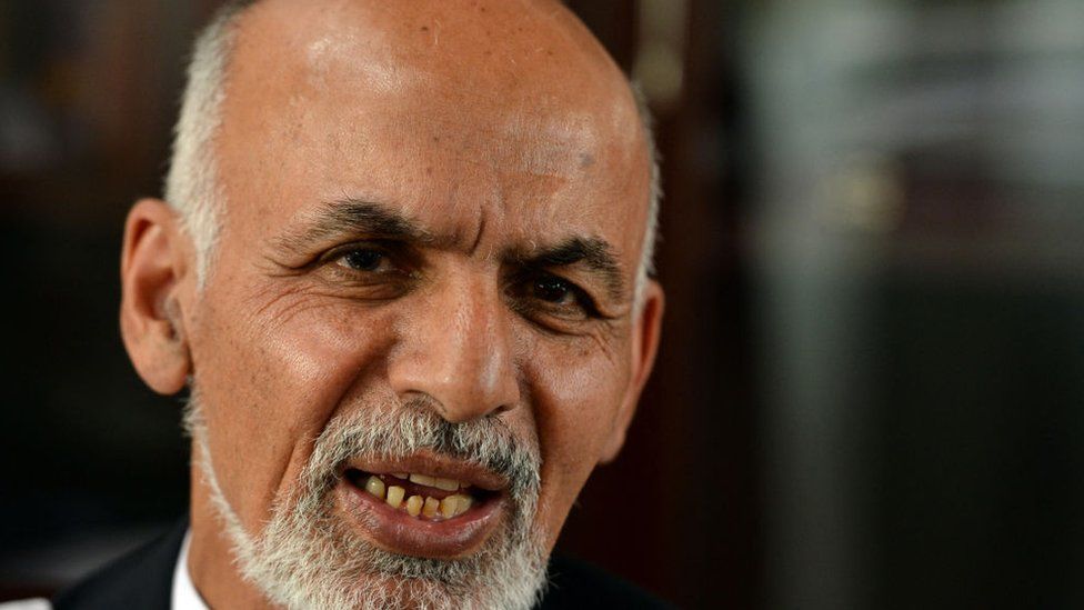 Ashraf Ghani ExAfghan president describes moment he fled the Taliban