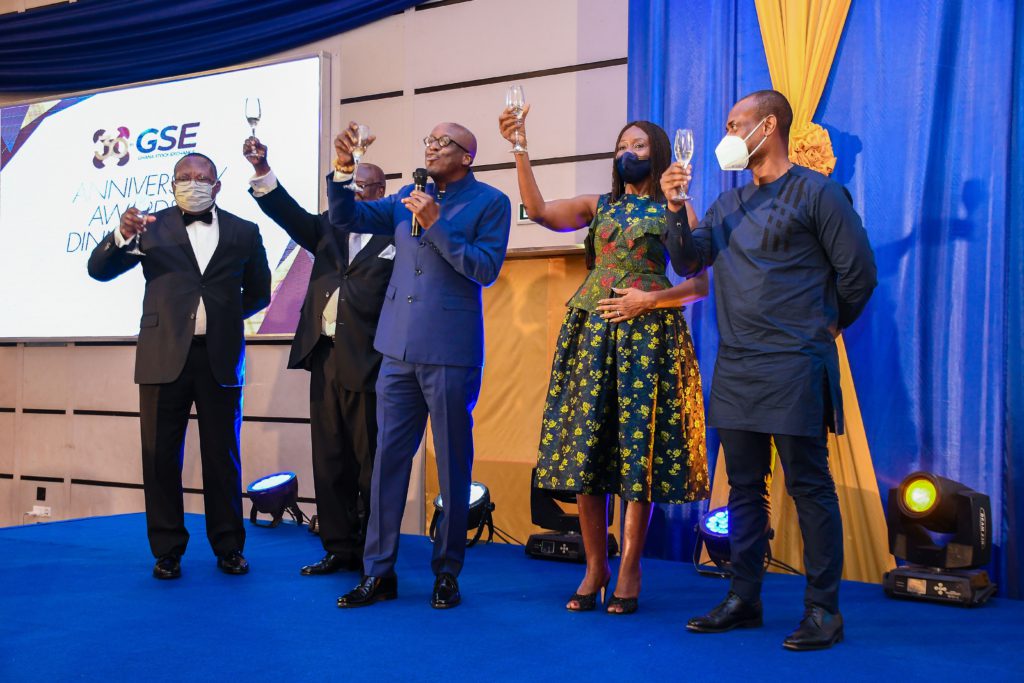 Ghana Stock Exchange rewards stakeholders and staff on its 30th anniversary awards and dinner night