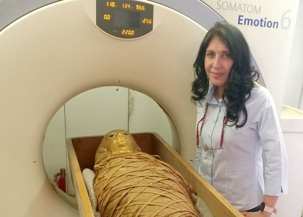 Egyptian pharaoh's mummy digitally unwrapped for first time