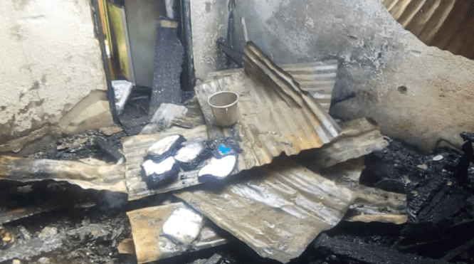 Fire destroys 7-bedroom house in Suhum