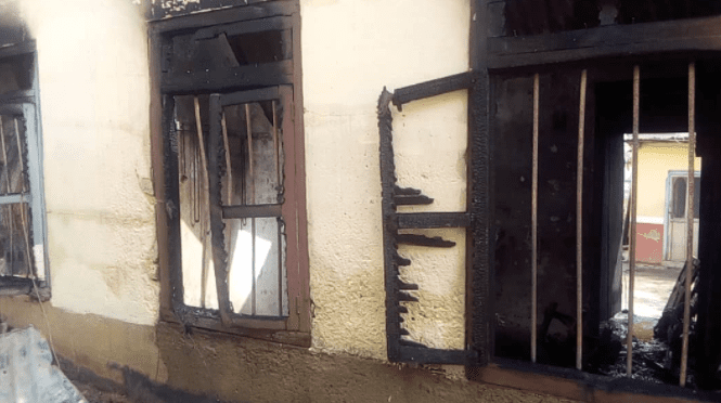 Fire destroys 7-bedroom house in Suhum