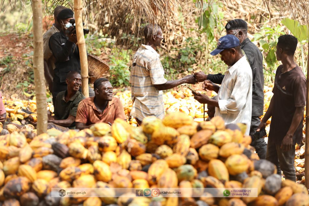 IGP Dampare celebrates Farmers' Day with cocoa farmers at Kwaafokrom