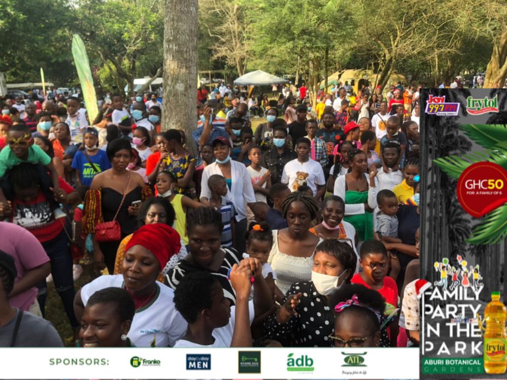 Photos: Thousands throng Aburi Garden for Joy FM/Frytol ‘Family Party in the Park’