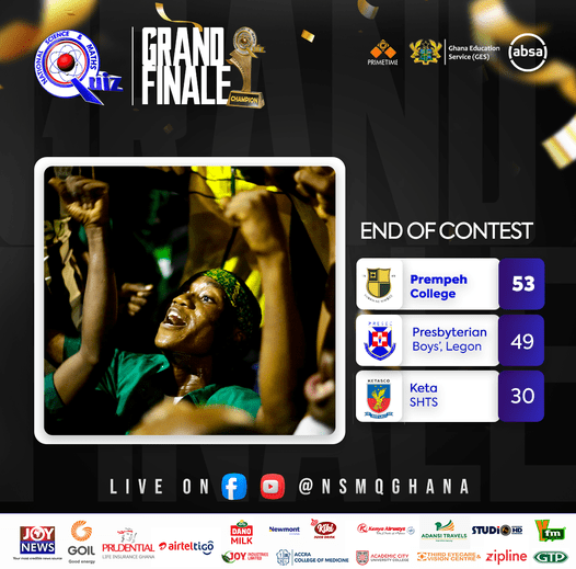 Presec alumni to petition Primetime over “raw deal” during 2021 NSMQ final