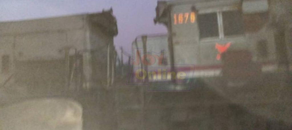 5 dead, 11 others injured in Wassa Manso train collision 5 dead, 11 others injured in Wassa Manso train collision