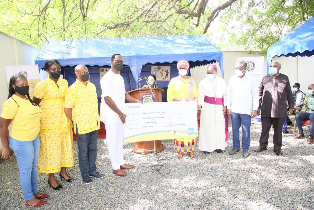 Government lauds MTN for additional GH₵5 million support to the National Covid-19 Trust Fund