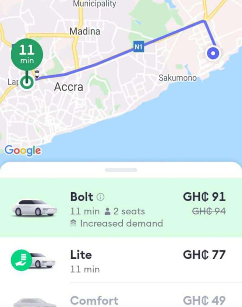 Uber, Bolt and Yango prices shoot up as commercial transport operators embark on strike