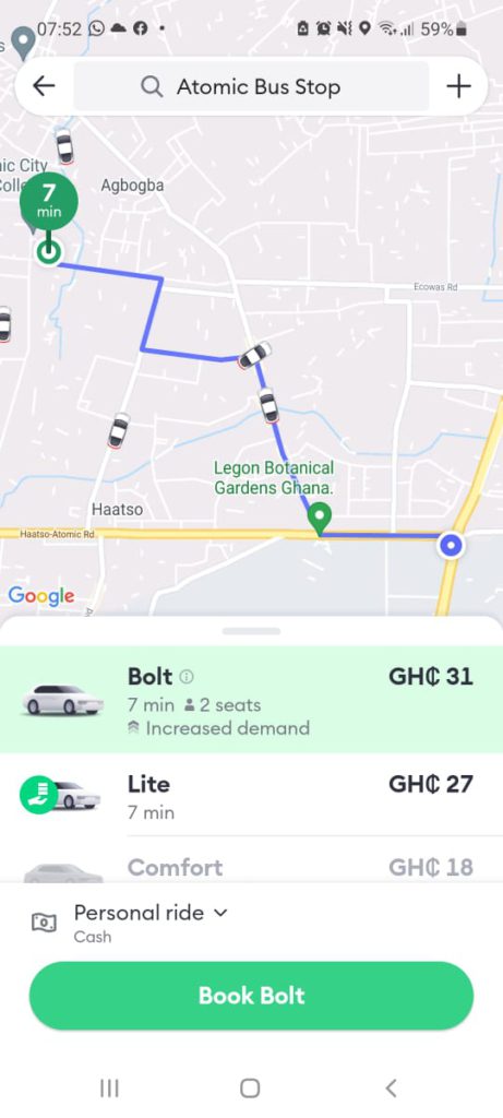 Uber, Bolt and Yango prices shoot up as commercial transport operators embark on strike