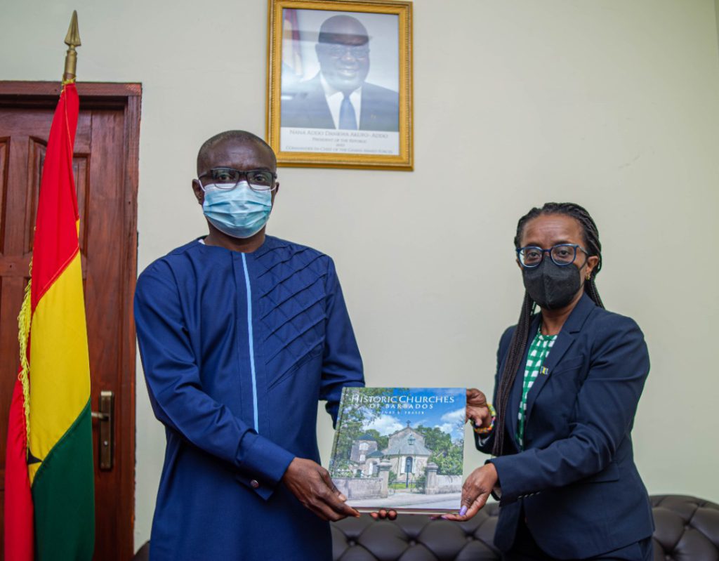 Barbados High Commissioner pays courtesy call on Chieftaincy Minister Barbados High Commissioner pays courtesy call on Chieftaincy Minister