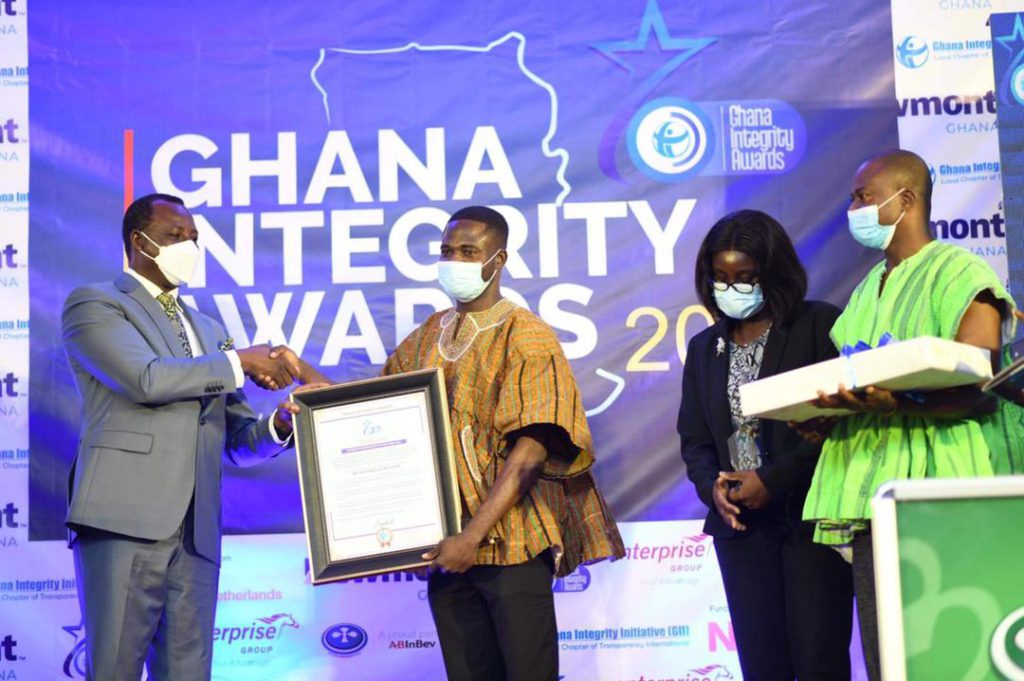 Manasseh Azure Awuni adjudged Integrity Personality of the Year