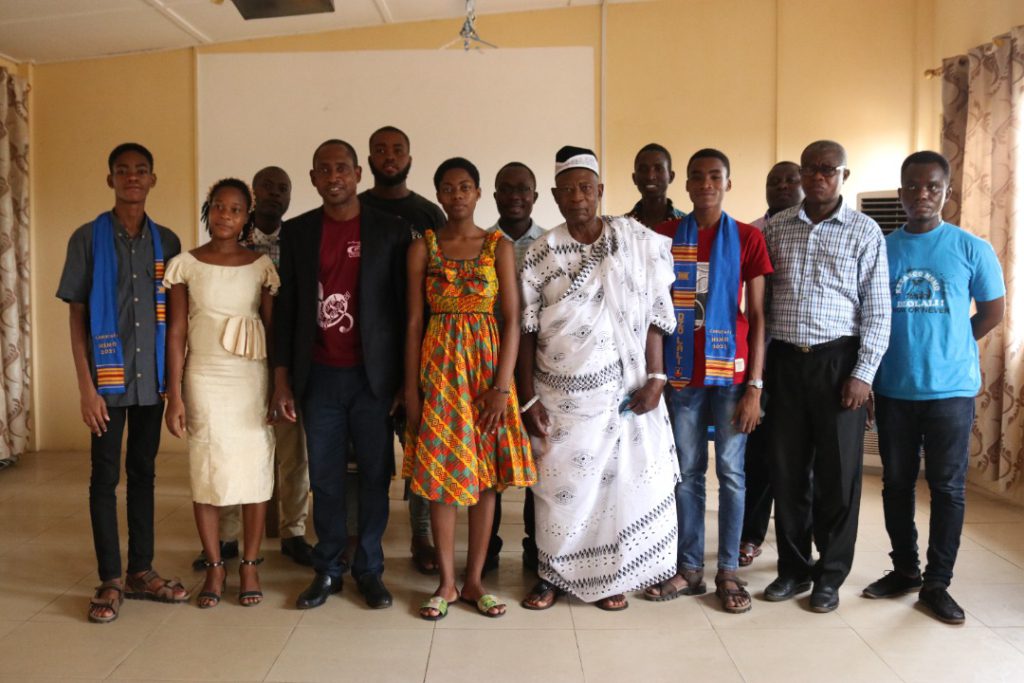 NSMQ Ketasco contestants receive donation from philanthropist NSMQ Ketasco contestants receive donation from philanthropist